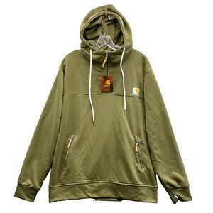 Carhartt Hoodie Men's Small Green Gorpcore Outdoor Sportswear Atheisure Workwear